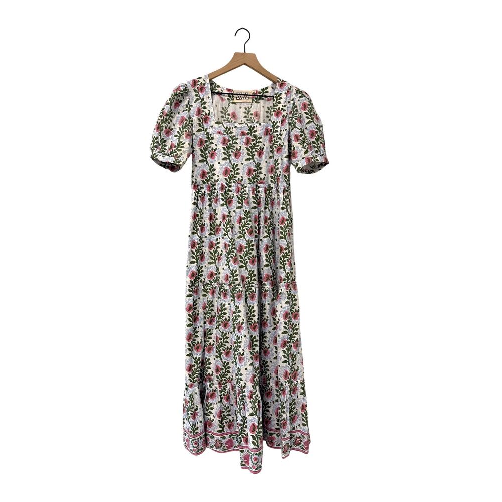 SZ Blockprints Divya Dress in Essa Print - Picture 3 of 6